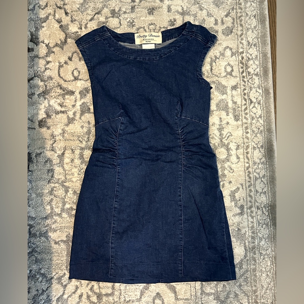 MaxMara denim mini dress